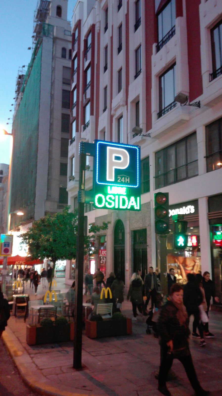 Rótulo led electrónico® para parking